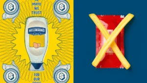 برند Hellmann’s طی کمپینی سس تک‌نفره بلااستفاده دریافت می‌کند و سس مایونز می‌دهد