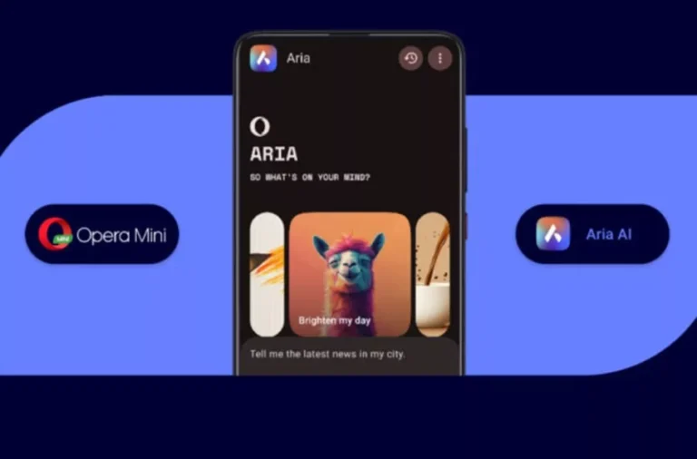 دستیار هوش مصنوعی Aria به مرورگر سبک Opera Mini اضافه شد