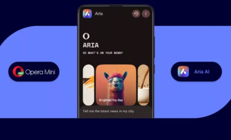 وبلاگ یوکا - aria ai in opera mini android 1 910x600.jpg